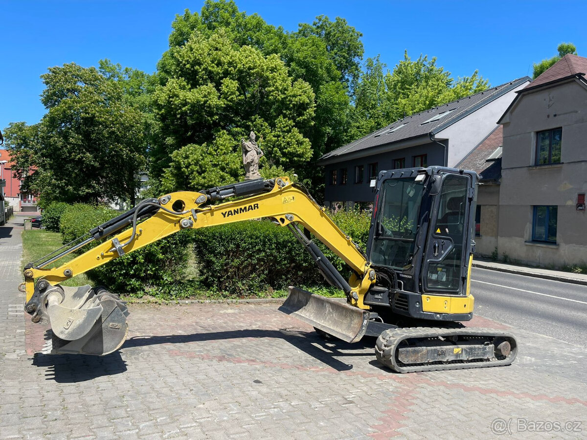 Yanmar VIO38 Pásový minibagr  Kubota Volvo Takeuchi