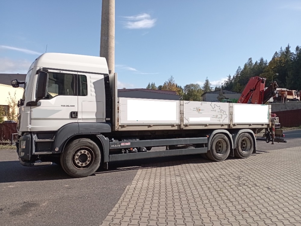 MAN TGX 26.480 - hydraulická ruka