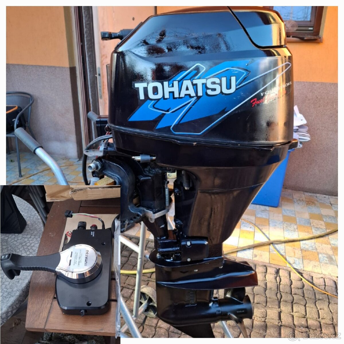 Lodní motor Tohatsu MFS30B (30HP) + nová plynová páka