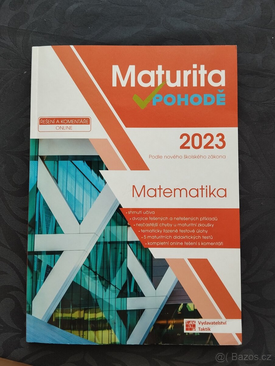 Maturita vpohodě matematika 2023