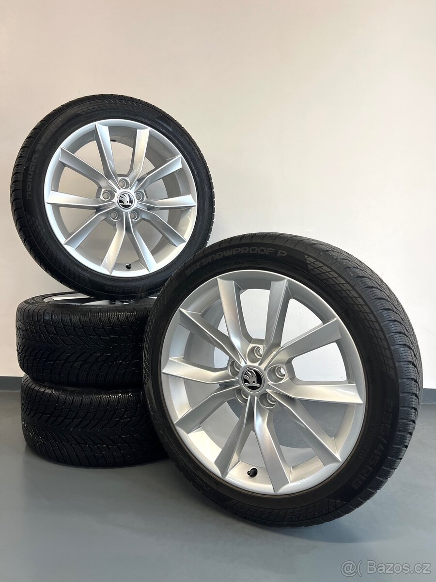 Zimní ❄️ Alu kola Modus, Škoda Superb 3, 5x112 r18