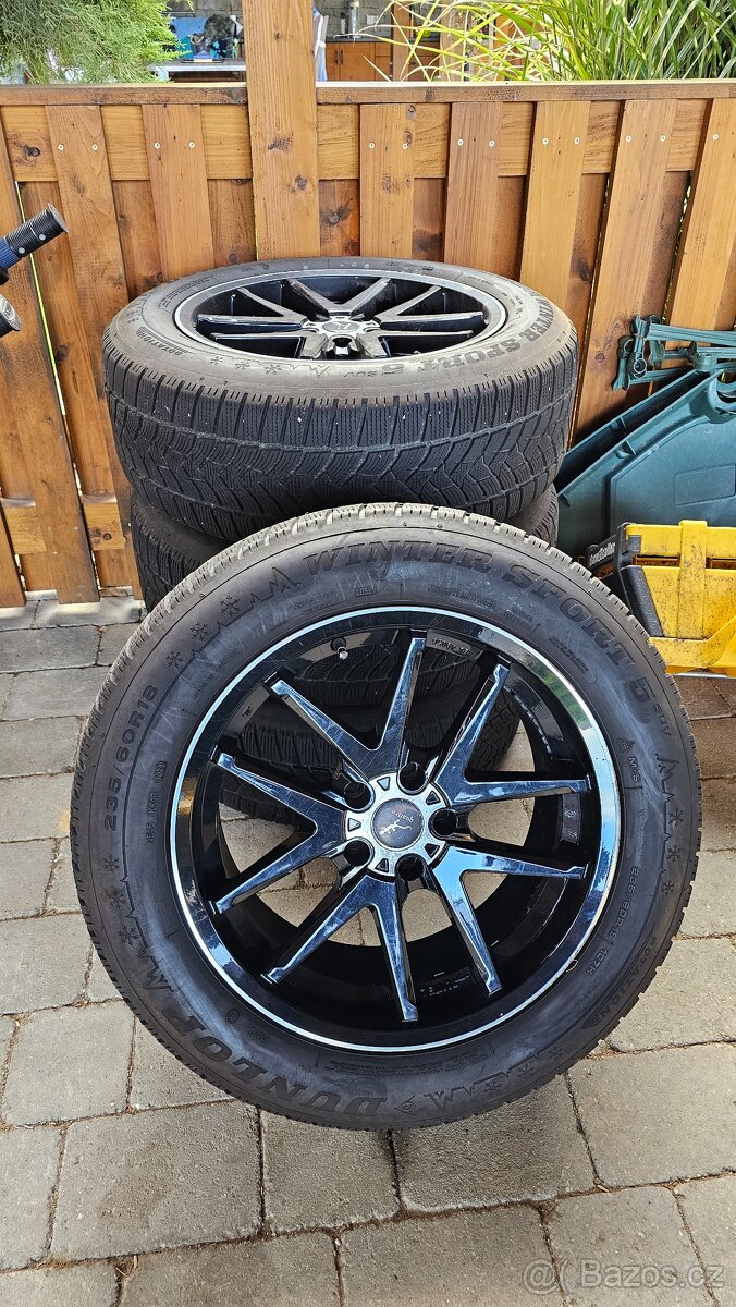 Alu kola 5x112 r18 zimní pneu