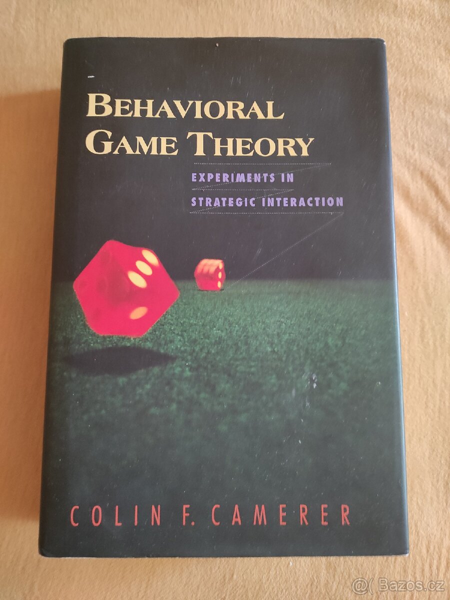 Kniha Behavioral Game Theory, Colin F. Camerer