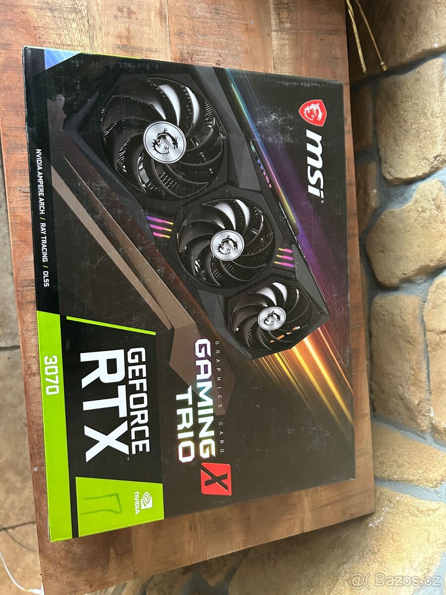 Prodám grafickou kartu MSI Gaming Trio RTX 3070