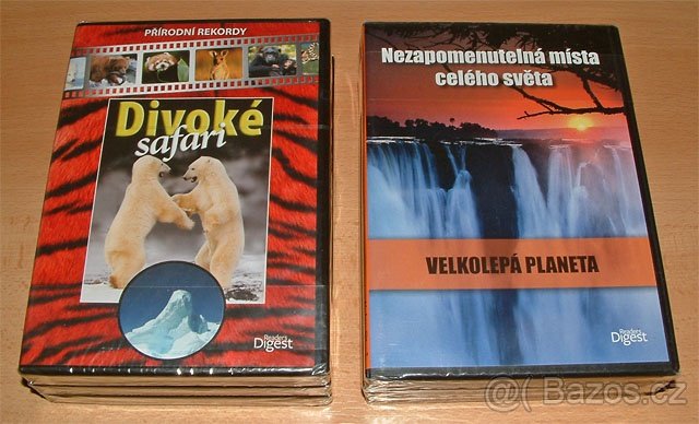 Divoké safari, Nezapomenutelná místa celého světa - po 3 DVD