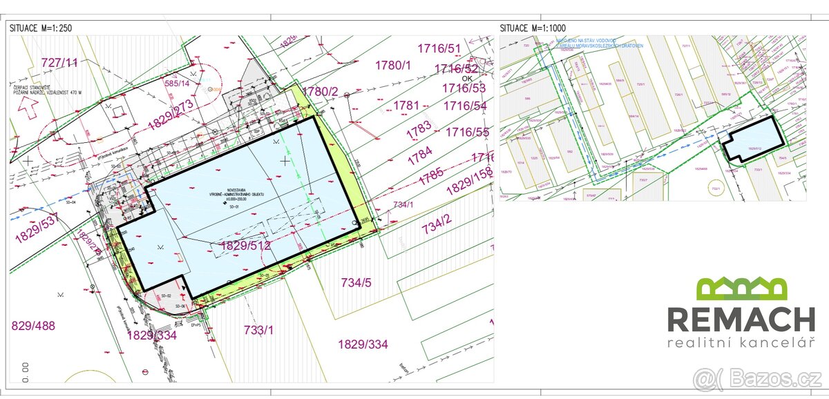 Prodej pozemky pro komerční výstavbu, 2 903 m2 - Boršice