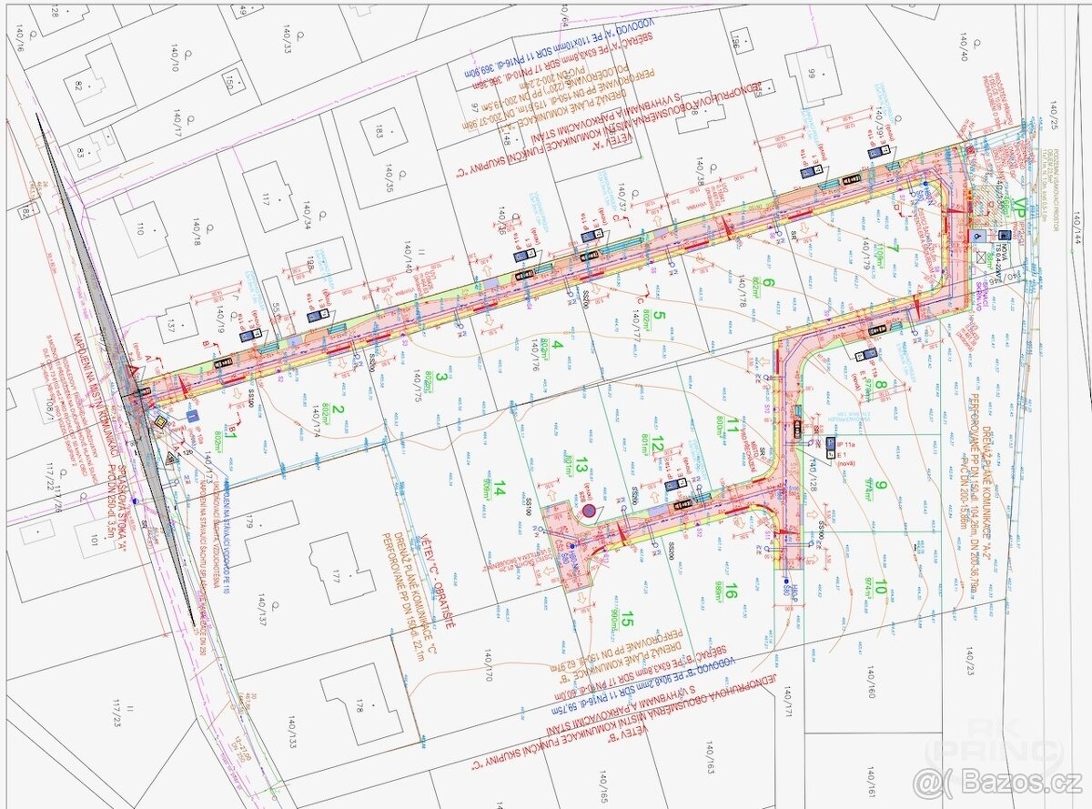 Prodej pozemku o výměře 15.574 m2,  projekt s platným staveb