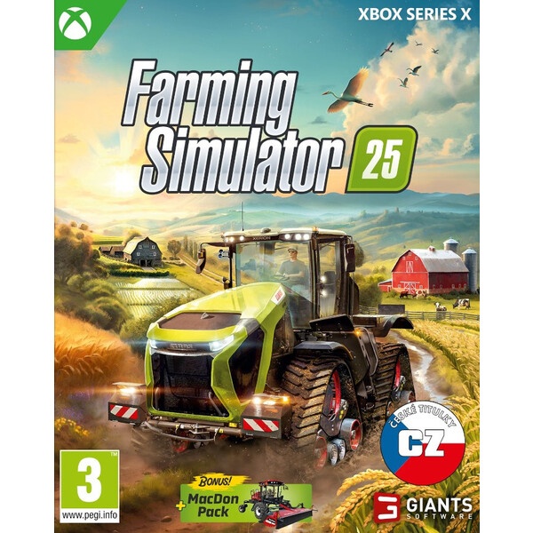 Farming Simulator 25 účet Cz Tit. Xbox Series