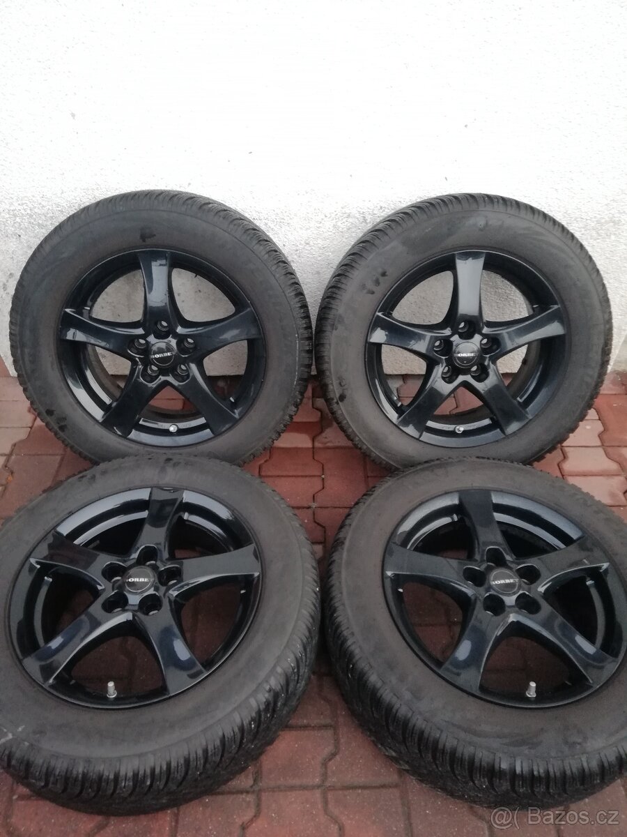 alu Borbet 16",Yeti,Superb 3,Passat B8,zimní 215/60/16