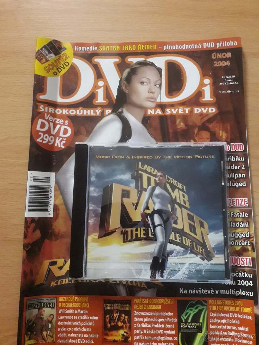 Lara Croft CD + časopis