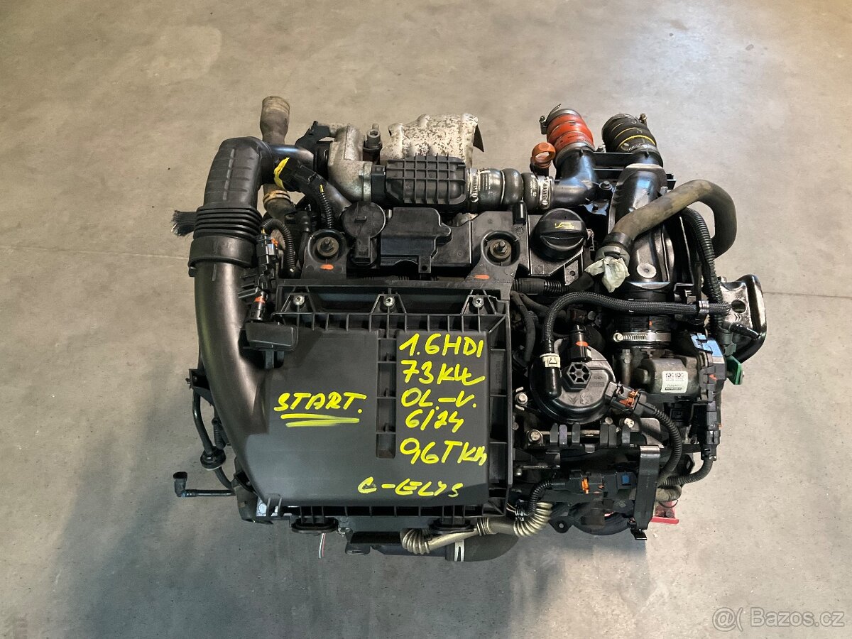 Peugeot 1,6 hdi 73KW - Prodek motoru. 90000KM