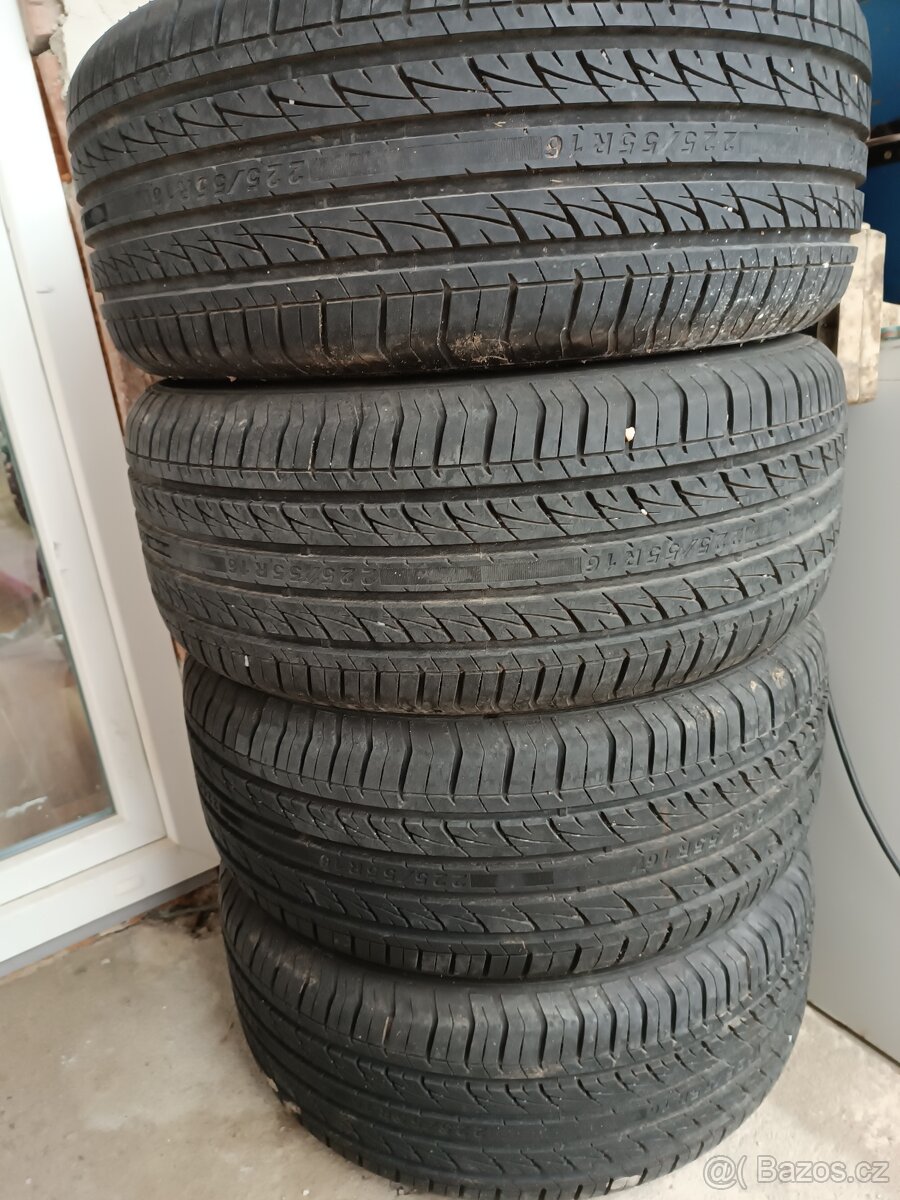 ALU kola 5x112 + letní pneu 225/55 r16