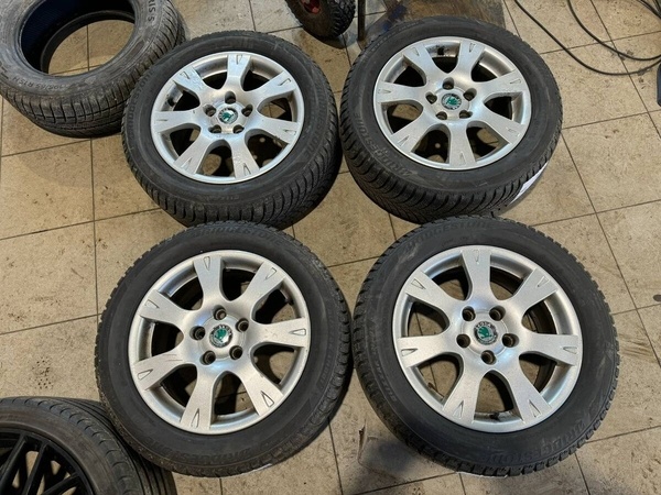 Alu kola R16 5x112 + zimní pneu 205/55 R16