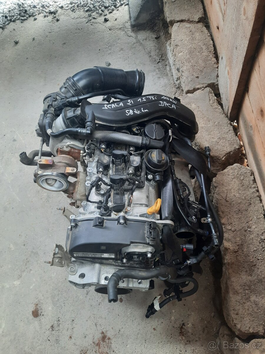 Motor 1.5 TSI typ DPCA výkon 110kw