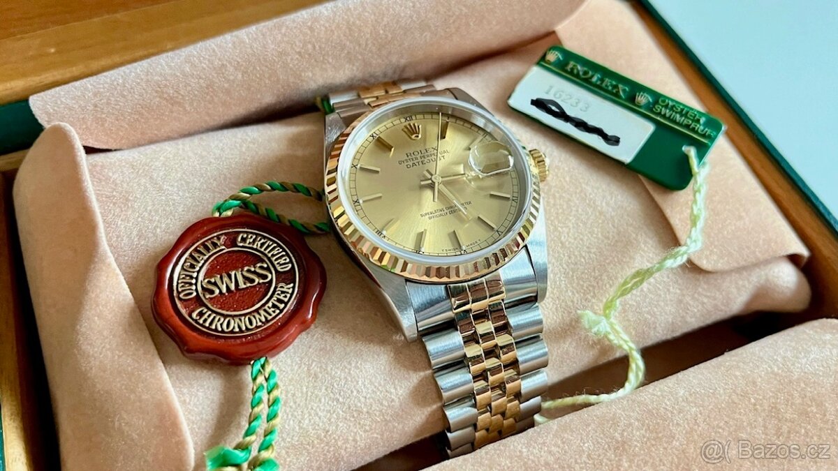 Rolex datejust ref. 16233 / 36 mm bicolor