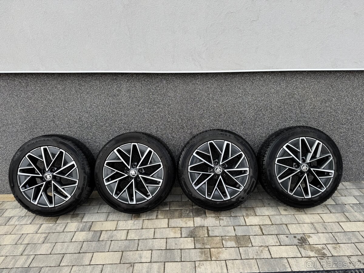 4x Alu kolo Slagard 17" Octavia IV + zimní pneu