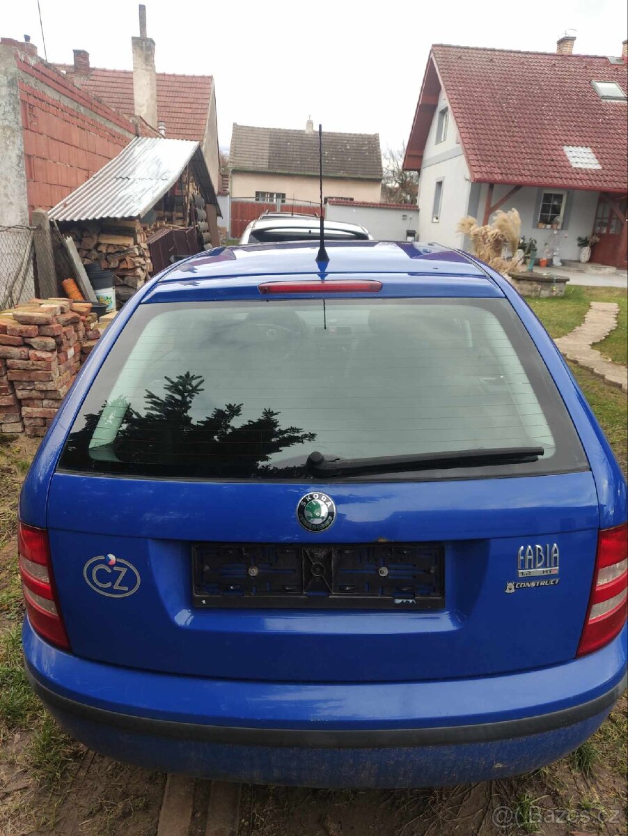 Zadní dveře fabia I