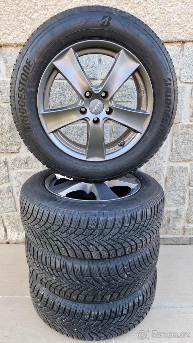 Alu kola Škoda Kodiaq Zimní pneu Bridgestone 215/65/17"