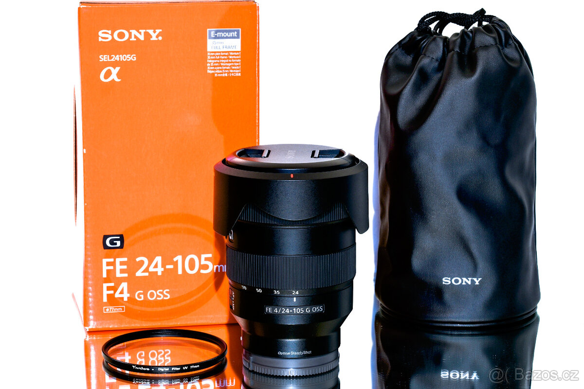 Sony FE 24-105 mm f/4 G OSS + UV filtr NEPOUŽÍVANÝ