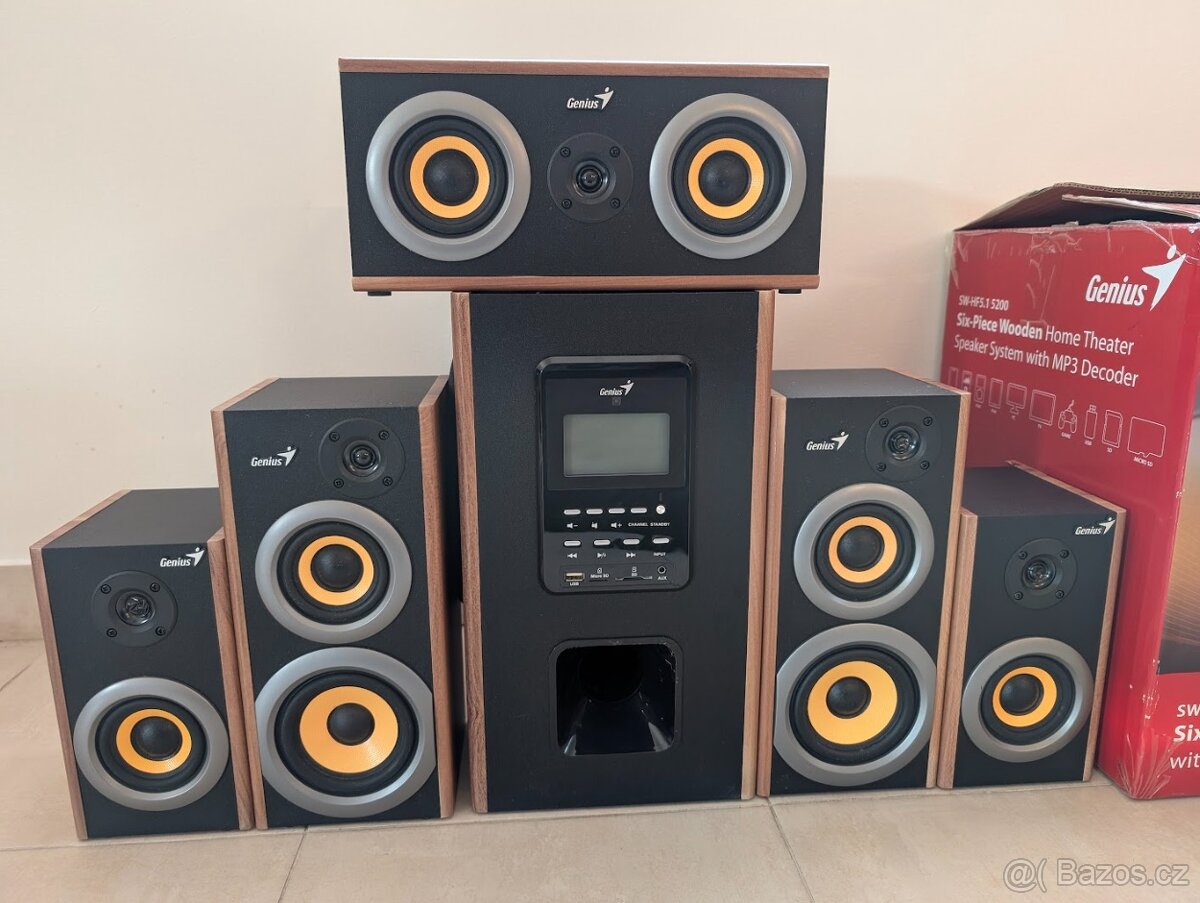 Genius SW-HF5.1 5200 Home Theater Speaker system