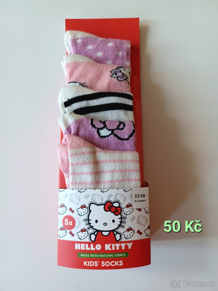 Ponožky Hello Kitty 2-4 roky