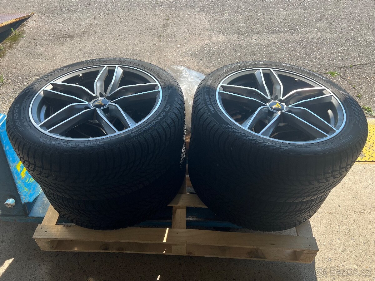 ALU kola 5x112 ET39 + zimní pneu Nokian 245/45 R18