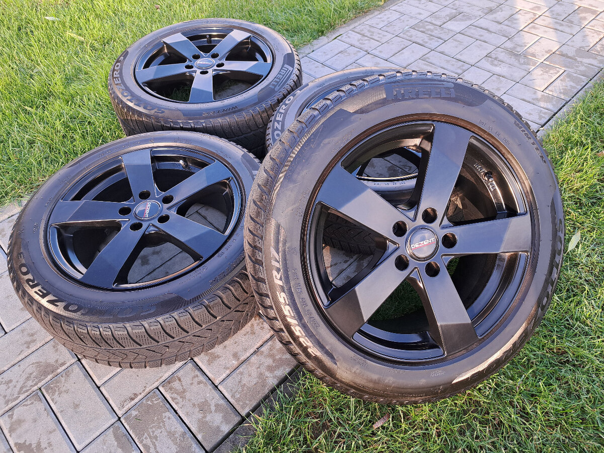 Alu kola Dezent 17" 5x112 + zimní pneu 225/55/17