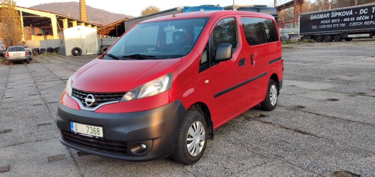 Nissan NV200 1,5DCI 2011 7míst 1.MAJITEL NOVÉ ROZVODY