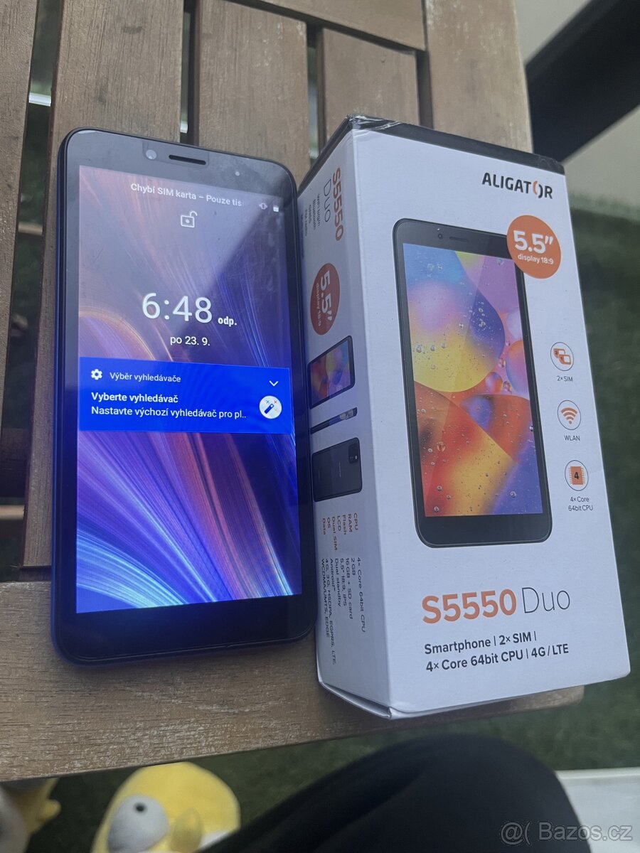 Aligator s5550 duo 16gb modrá