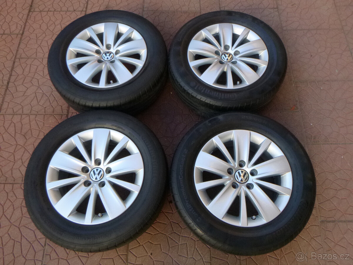 Letní alu originál VW Sharan 5x112 6,5Jx16 ET33 7N0601025A