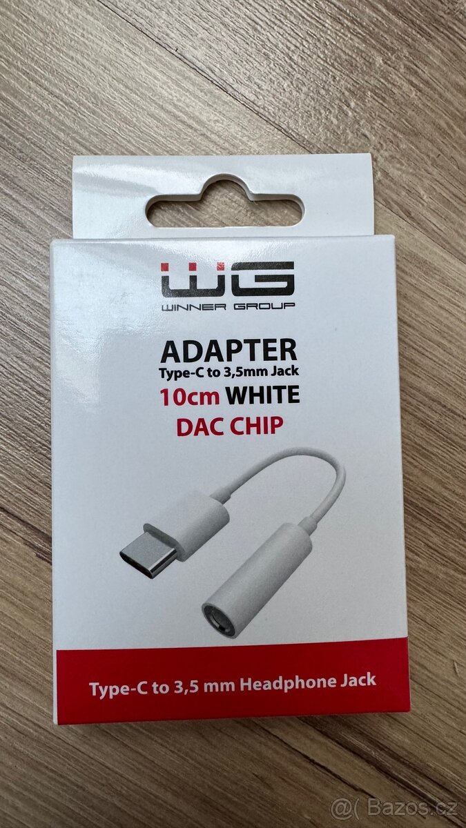 Adaptér USB-C - 3,5 mm jack