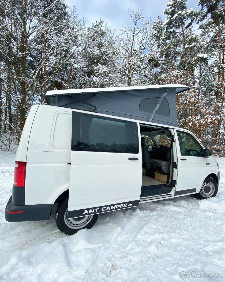 VW T6 Long obytný 2.0 TDI 110 kWt DSG (NOVÁ VESTAVBA)