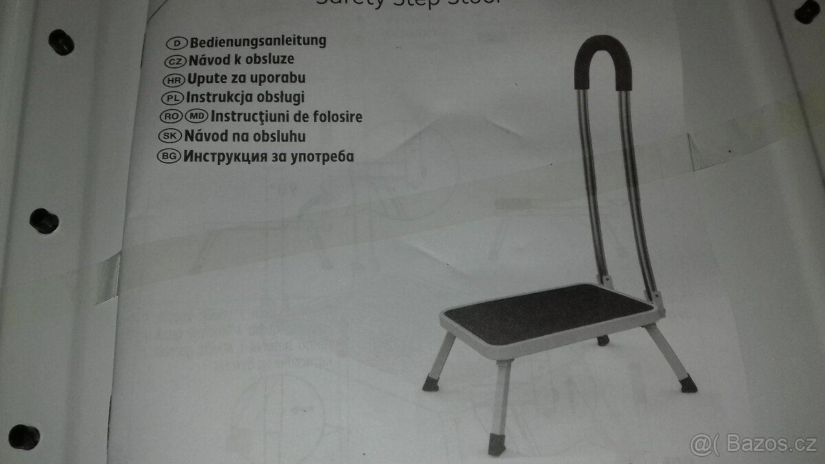 Stolička s oporou, max do 150 kg