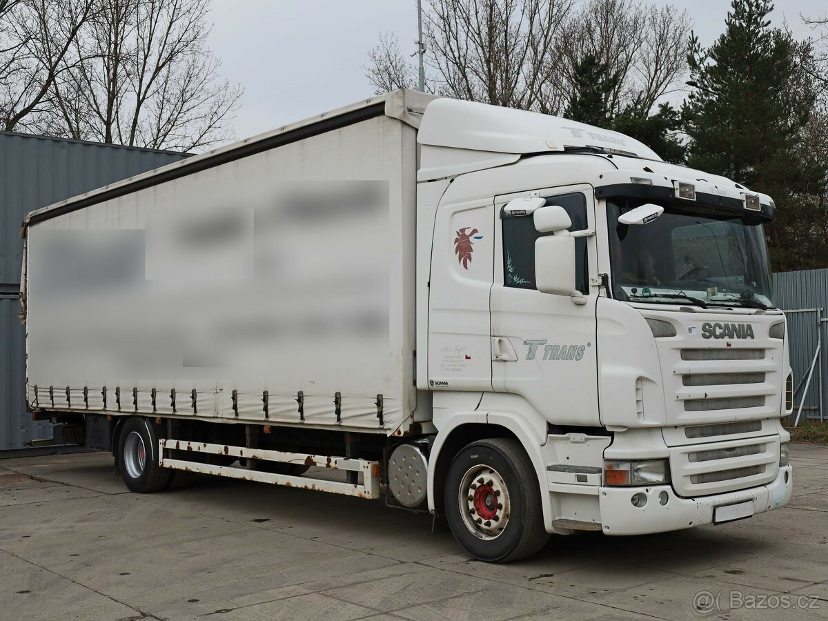 Scania R 310 LB, TŘÍSTRANNÁ SHRNOVACÍ PLACHTA, 22 PALET, HYD