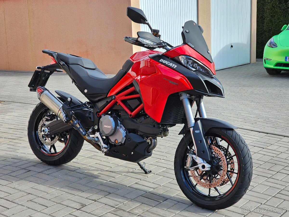 Ducati Multistrada 950 S, původ ČR, RPtuning výfuk, kufr