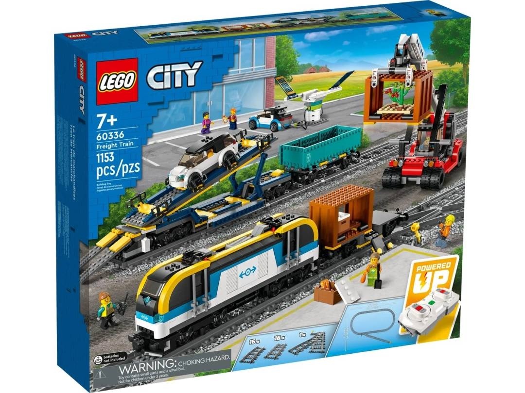 Lego City 60336 Nákladní vlak - na části