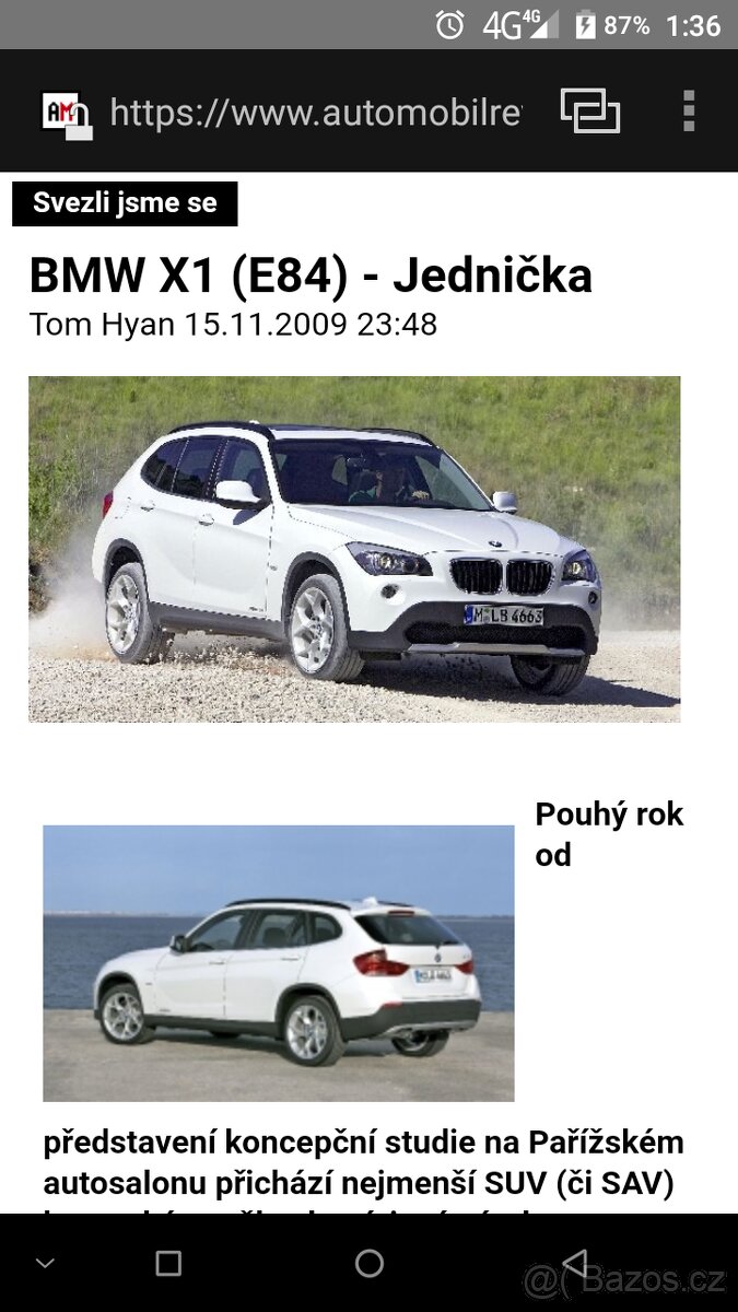 BMW X1 E84 MNOHO SKVELYCH DILU S KASTLI