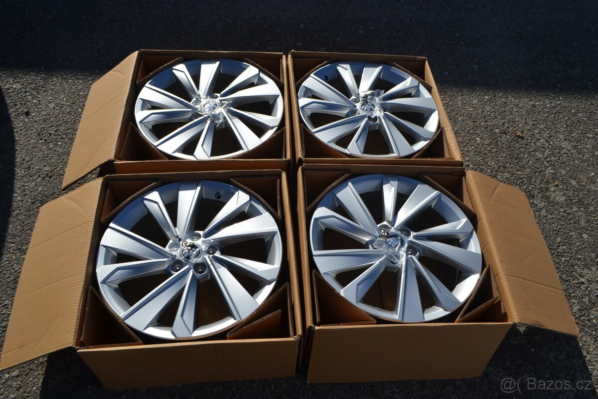 4ks Nové orig.alu disky Škoda Fabia IV 7Jx17, 5x100, ET51