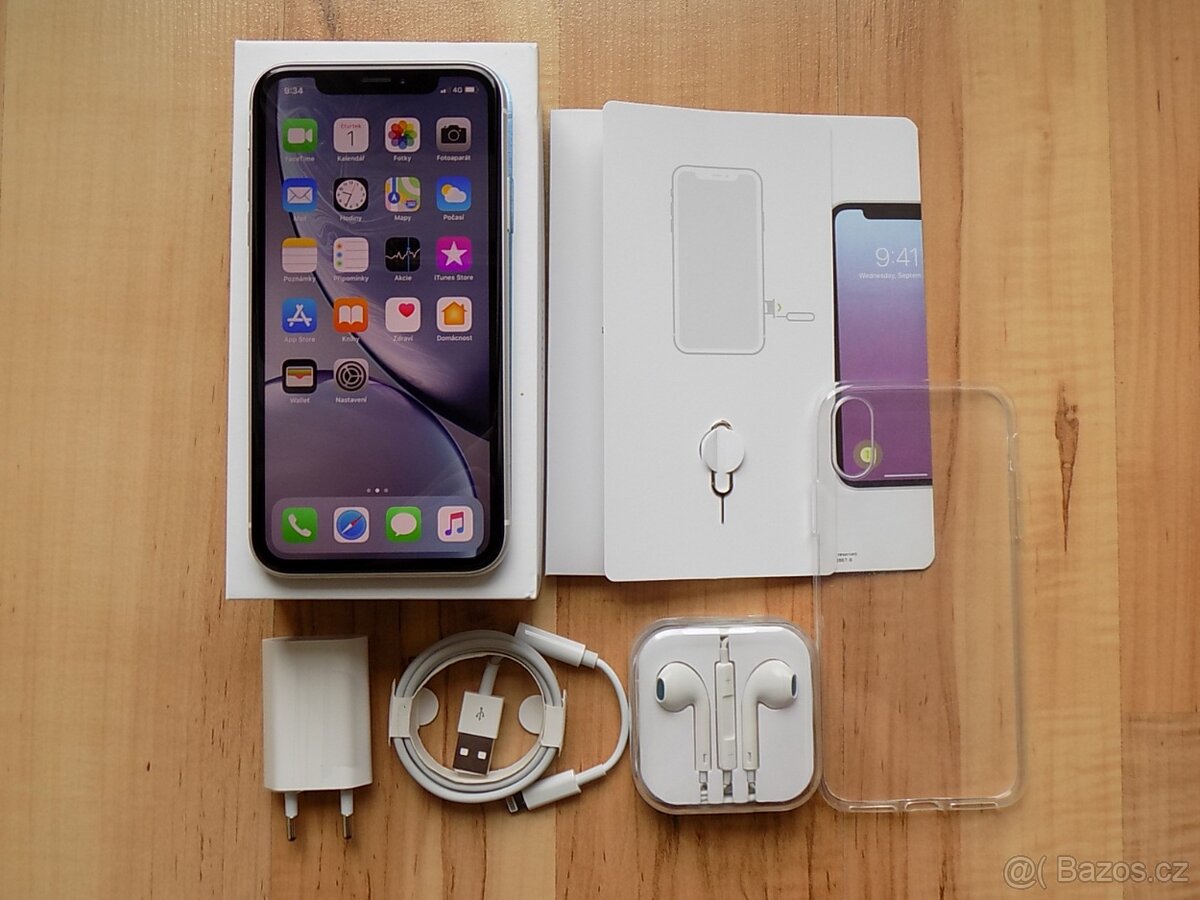 Apple iPhone XR 128GB White, TOP- ZÁRUKA- KOMPLET