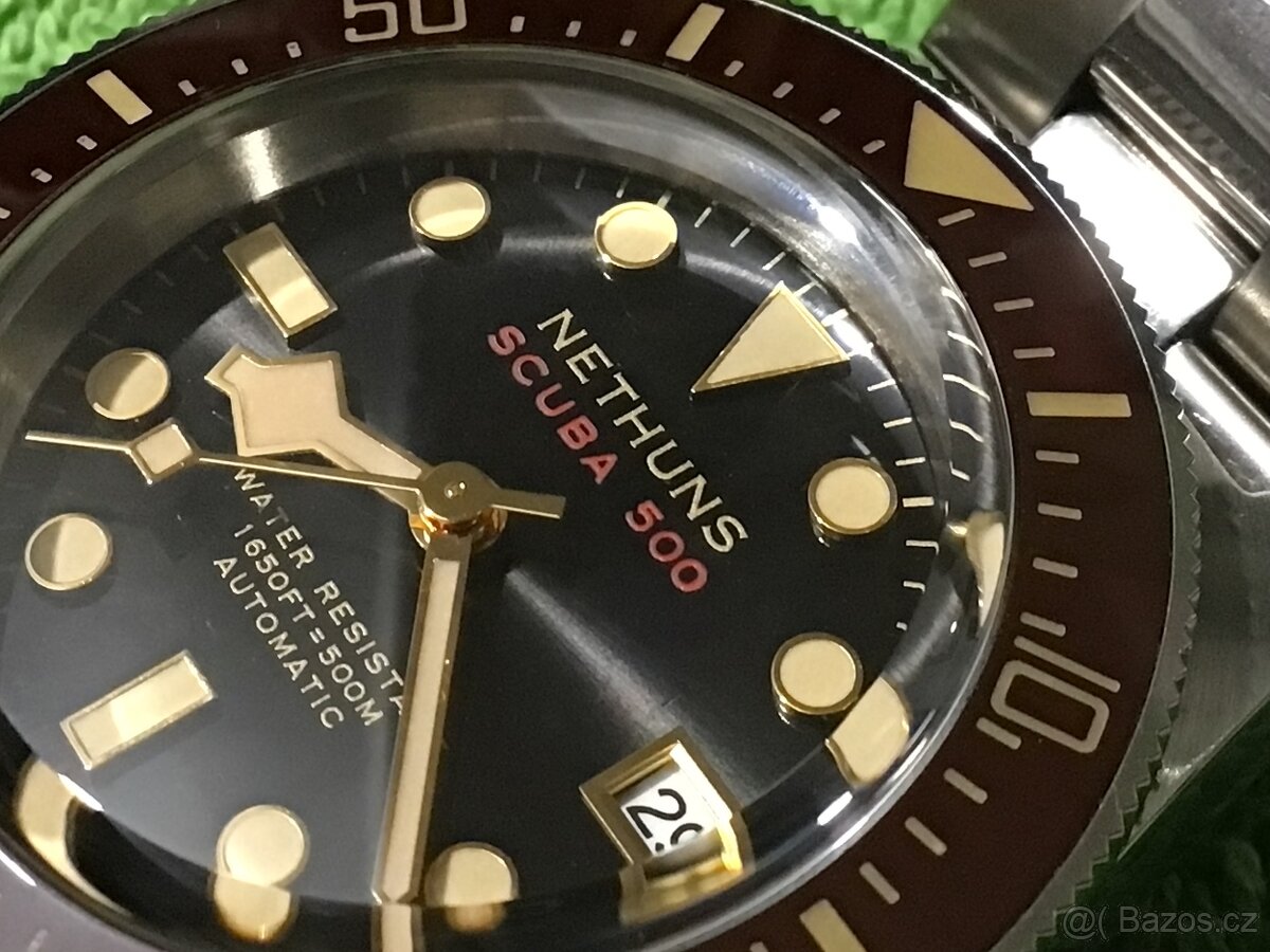 Prodám Nethuns scuba 500 wr automatic Seiko nh 35