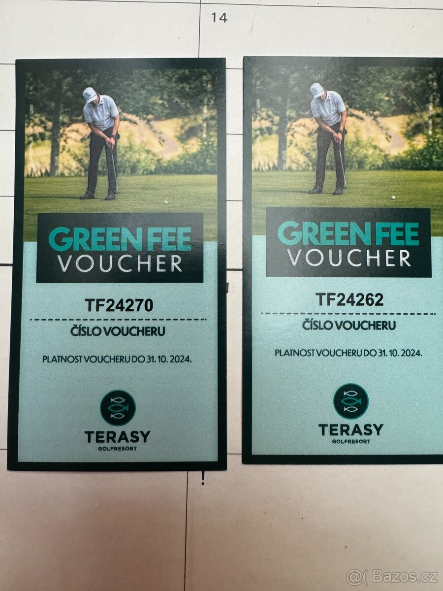 2 x voucher Golfresort Ústí nad Labem