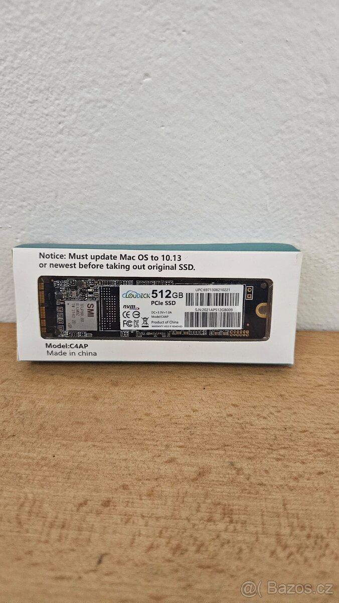 SSD Cloudeck 512GB 3D NAND NVMe PCIe Gen3x4