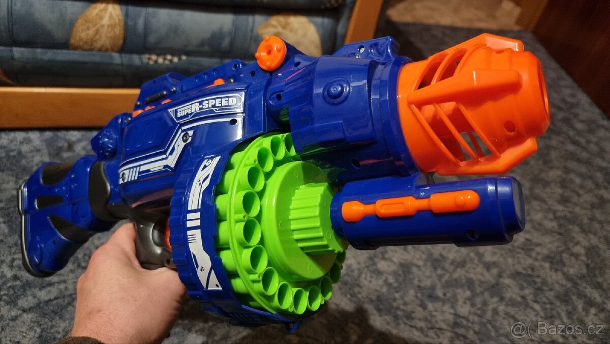 Elektrická pistole Storm Blaze superspeed (ala Nerf)