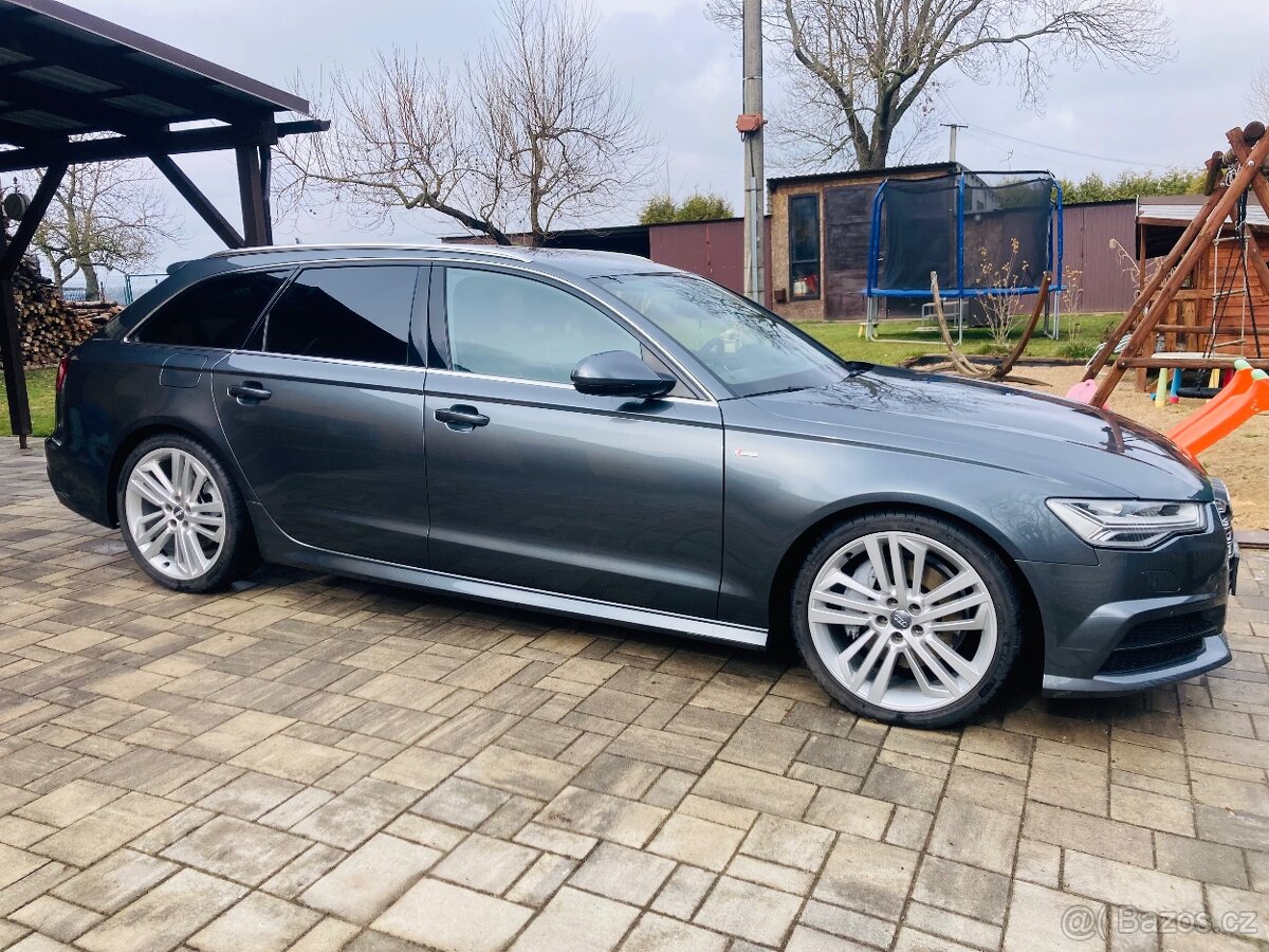 Audi A6 Avant S-line, rok 2016, Daytona Grey, krásná