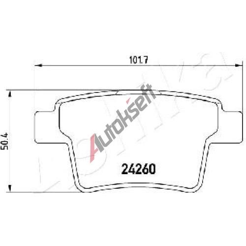 Prodám brzdové destičky na Ford Mondeo