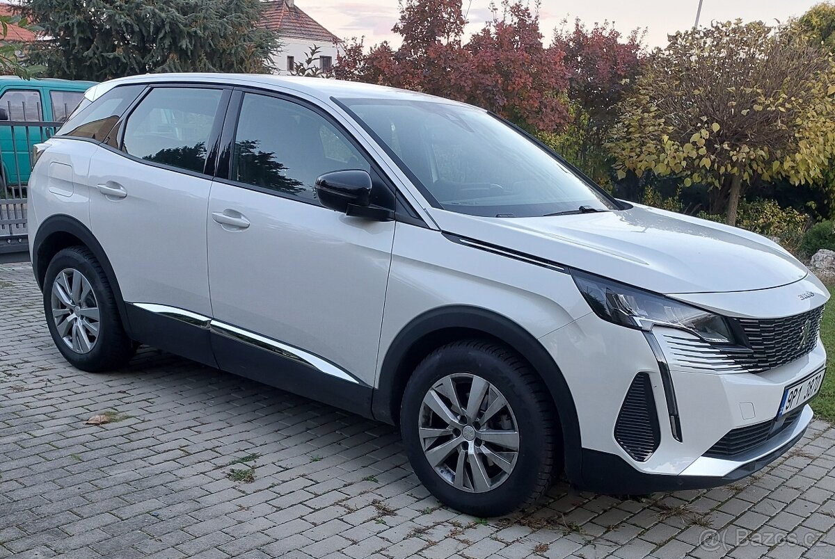 Peugeot 3008 automat, bílá metalíza