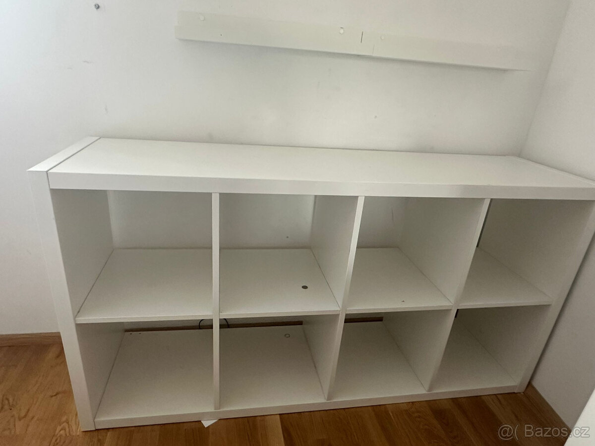 REZERVOVÁNO - IKEA Kallax 2x4 bílý