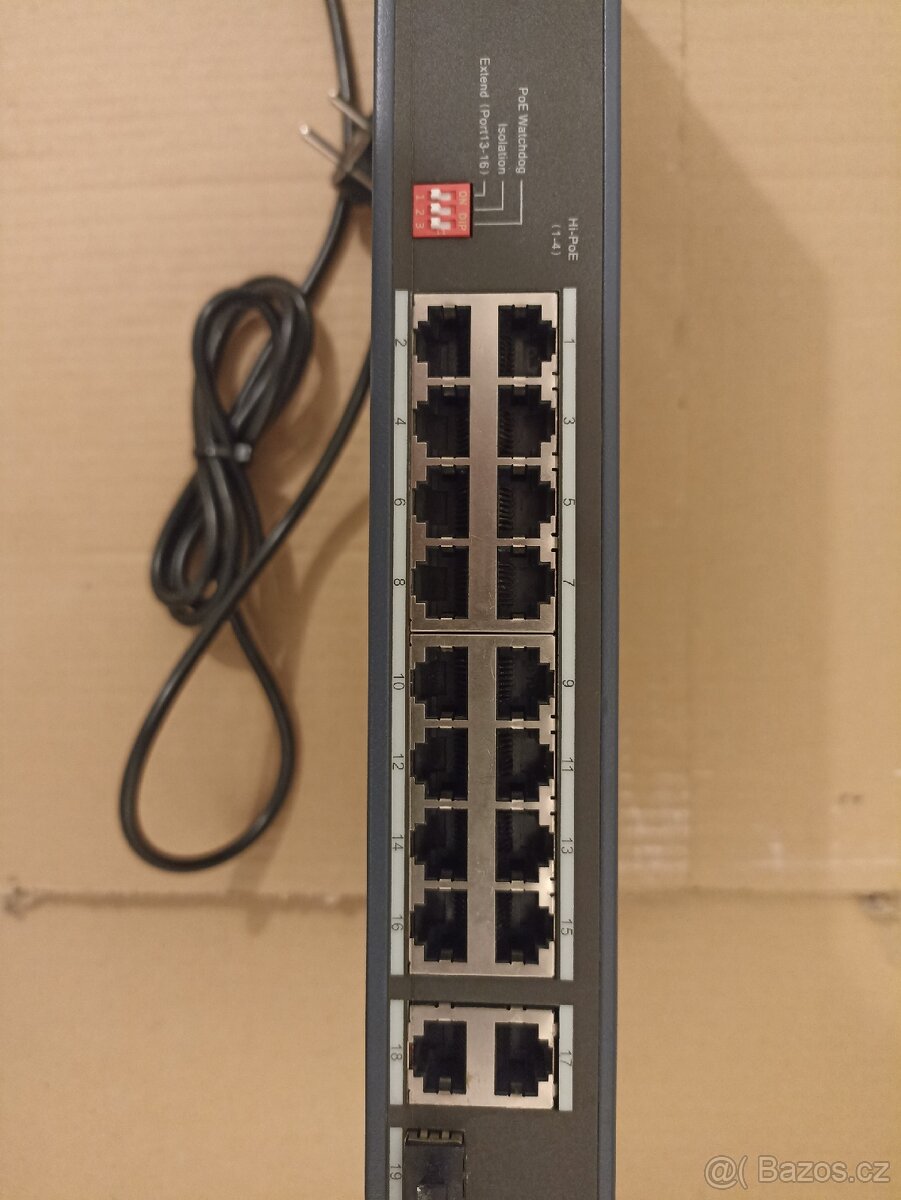 Hikvision POE Switch 16 kanálů