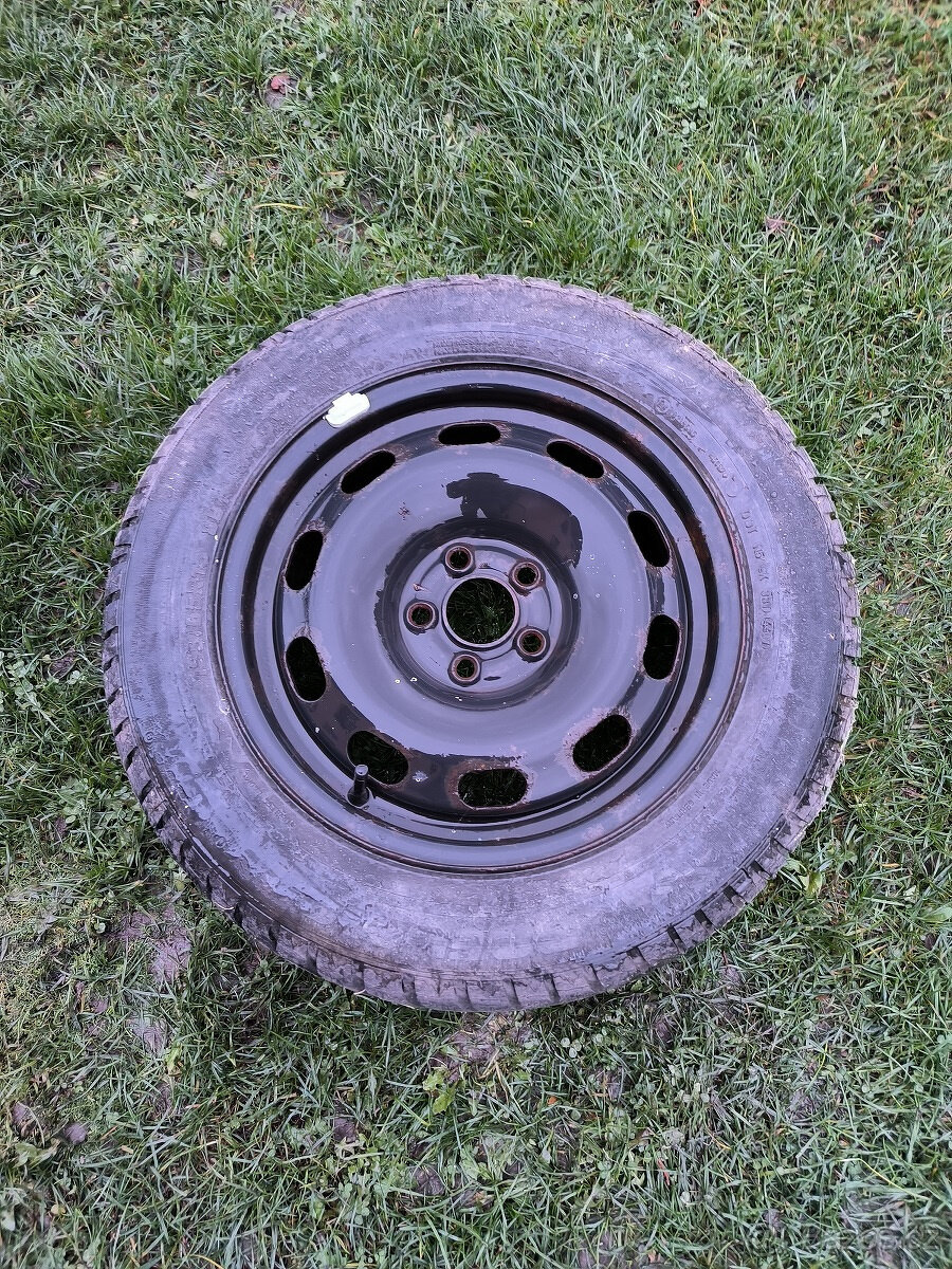 1 kolo Rezerva ŠKODA, VW 15´,5x100, 195/65/15