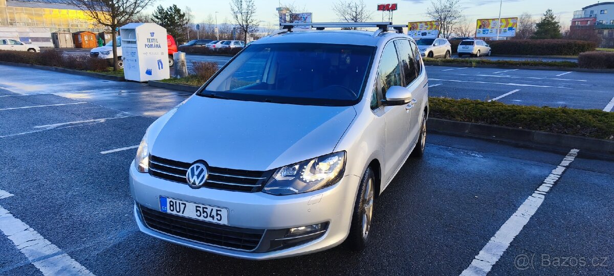 VW Sharan 2.0 TDI, 110 kW, 4 motion,Alcantara, Webasto